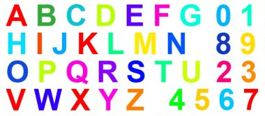 Synesthesia test grapheme-color for letters